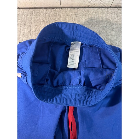 FIGS Scrub Set Royal Blue Rafaela Top XS Zamora Jogger Pants S - Picture 6 of 7